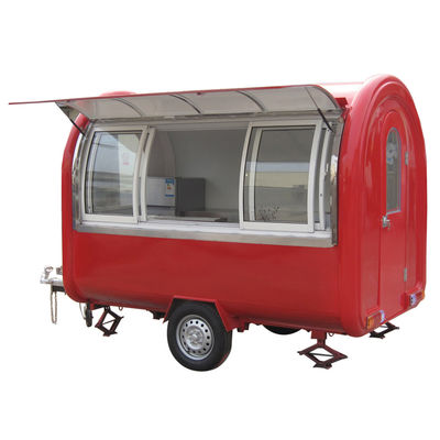 Gas Motorcycle Tricycle with Street Mobile Ice Cream Food Drinks Snack Food Equipment
