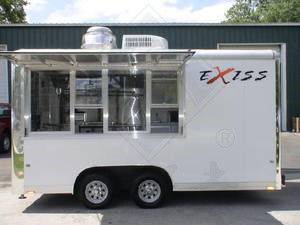Fully Equipped Kitchen Chinese Food Mobile Cart Customized for Vending Snack Function