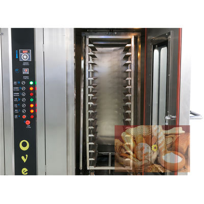 Bakery Kitchen Rotary 16/32/64 Trays Bread Baking Oven for Large-Scale Production