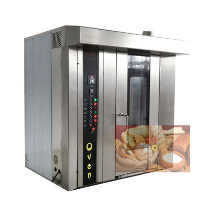 Bakery Kitchen Rotary 16/32/64 Trays Bread Baking Oven for Large-Scale Production