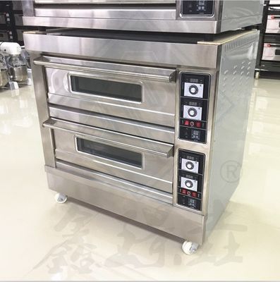 13.2KW Stainless Steel Commercial Gas Deck Baking Oven for Stainlee Steel Snacks