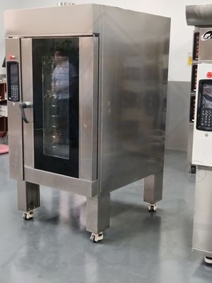 Industrial Electric Rotary Convection Oven for Bakery Capacity 5/8/10/12/15 Trays 250 KG