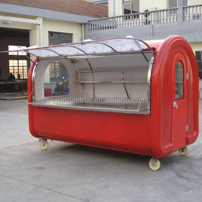 Modern Design Light Pink Color Donut Waffle Hot Dog Kitchen Food Truck JY-B35 Customised