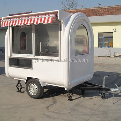 Modern Design Light Pink Color Donut Waffle Hot Dog Kitchen Food Truck JY-B35 Customised
