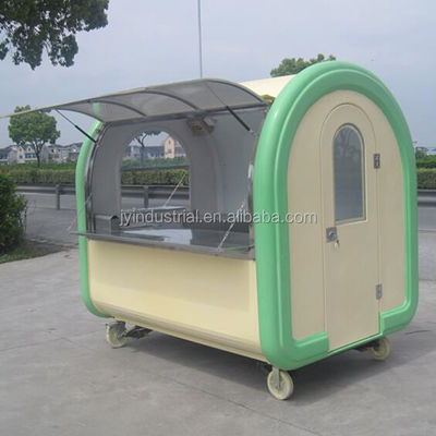 Modern Design Light Pink Color Donut Waffle Hot Dog Kitchen Food Truck JY-B35 Customised