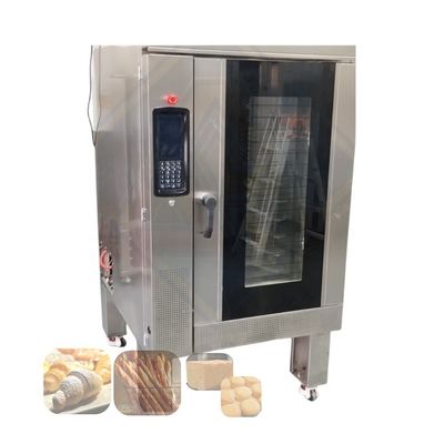 8 Trays Rotary Convection Oven for Bakery Automation Energy Electricity Gas Baking