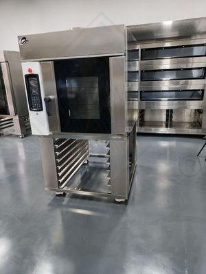 8 Trays Rotary Convection Oven for Bakery Automation Energy Electricity Gas Baking
