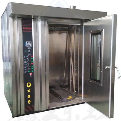 380/220V Kitchen Rotary Gas Industrial Bakery Automatic Electric Rotary Bread Baking Oven