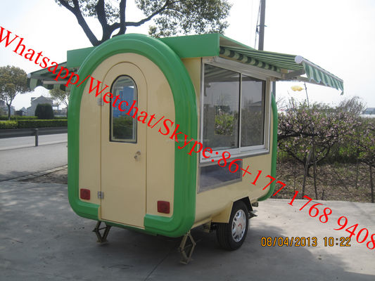 Electrical Food Truck 220V EEC Mobile Food Carts with E-Track Tie-Down Rails and More
