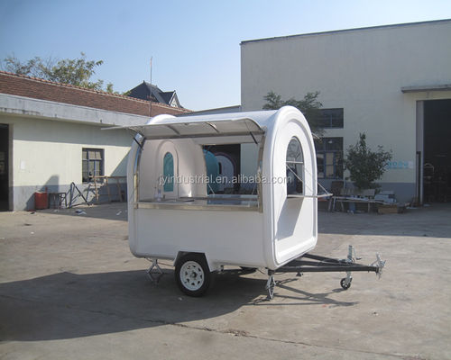 Mobile Coffee Bike Serving Cart in with Construction and Functionality