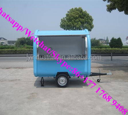 Mobile Coffee Bike Serving Cart in with Construction and Functionality