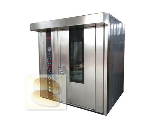 Electric Gas Diesel Industrial Steam Fully Automatic Rotary Oven for Bread Making 50.5kw