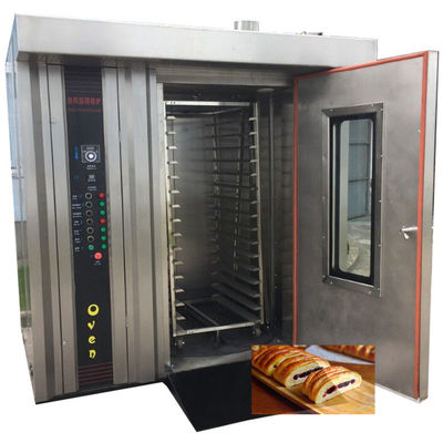 32 Trays Rotary Automatic Industrial Gas Baking Machine for Food Processing Equipment