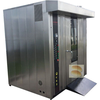 Food Baking Machine Kitchen Bakery 32 Rotary Rack Oven Diesel Fully Automatic Gas Electric