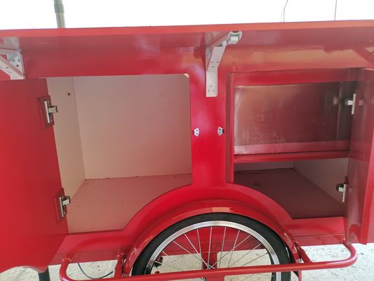 Long Service Life Milk Tea Juice Beverage Bicycle Cart for Snack Food Mobile Food Cart