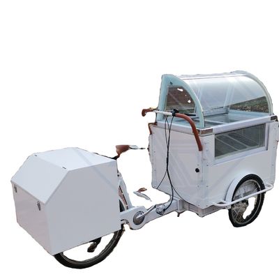 Vending Snack Movable Street Ice Cream Display Bicycle Cart Mobile Food Cart