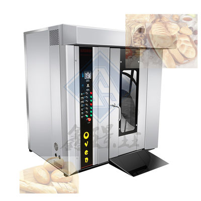 Gas Diesel Rotary Bread Baking Oven with Temperature Range of Room Temperature-400
