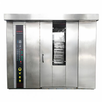High Temperature Range Electric Rotary Rack Oven for Baking Bakery Bread Double Rack