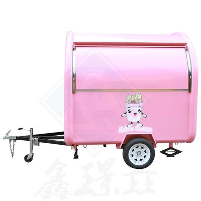 Customized Color Electric Wheel Food Cart for Snow Cones Hotdog Cart Mobile Food Snack Food