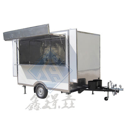 Electric Mobile Food Trucks Milk Hotdog Food Delivery Cart with and Raw Material Milk