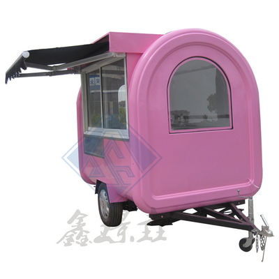 Electric Mobile Food Trucks Milk Hotdog Food Delivery Cart with and Raw Material Milk
