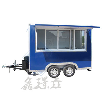Electric Mobile Food Trucks Milk Hotdog Food Delivery Cart with and Raw Material Milk