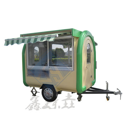 Electric Mobile Food Trucks Milk Hotdog Food Delivery Cart with and Raw Material Milk
