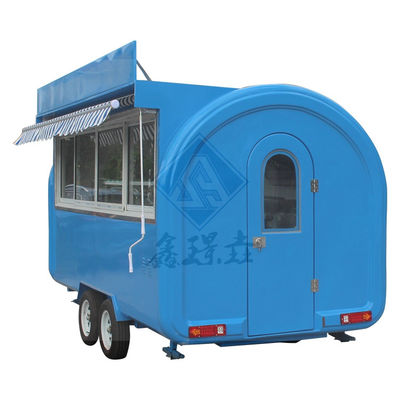 Designed Dim Sum Food Cart for Snacks and Coffee Vending 2300*1650*2300mm