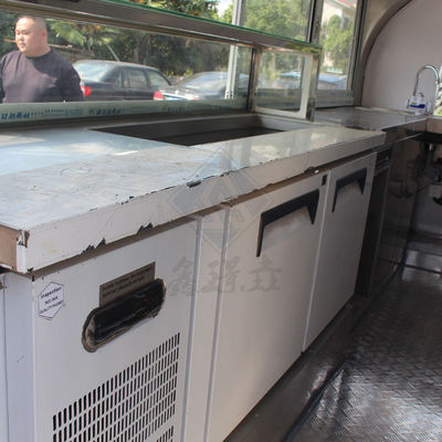 Designed Dim Sum Food Cart for Snacks and Coffee Vending 2300*1650*2300mm