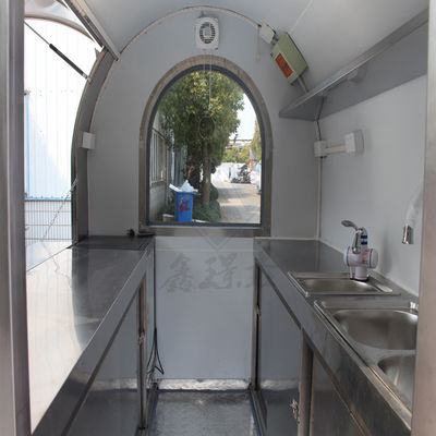 Designed Dim Sum Food Cart for Snacks and Coffee Vending 2300*1650*2300mm