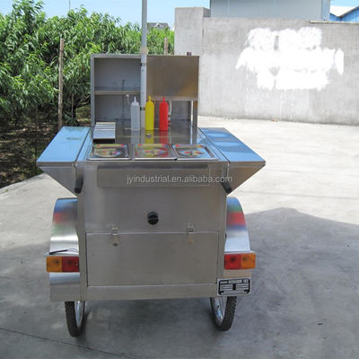 220V Mobile Food Cart Street Vending Tricycle/Electric Hot Dog Cart for Other Purposes