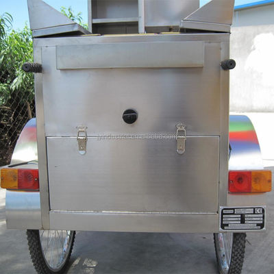 220V Mobile Food Cart Street Vending Tricycle/Electric Hot Dog Cart for Other Purposes