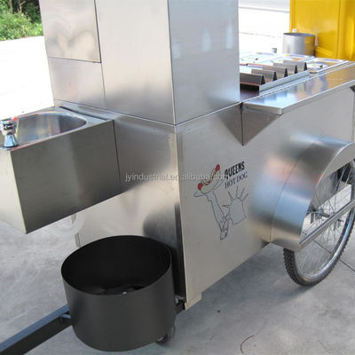 220V Mobile Food Cart Street Vending Tricycle/Electric Hot Dog Cart for Other Purposes