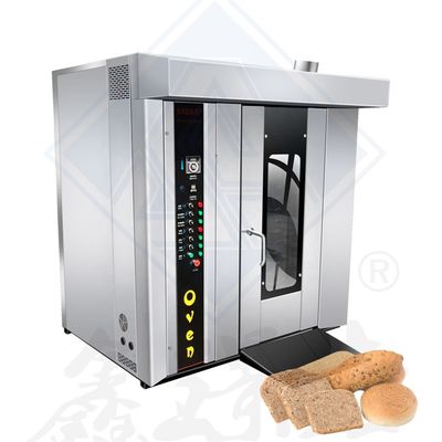 16 Trays Gas Rotary Bread Baking Oven for Bakery Shop Food Industry Equipment