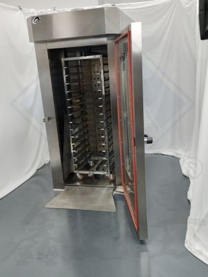 10 trays rotary oven for bakery stainless steel interior energy source electric gas