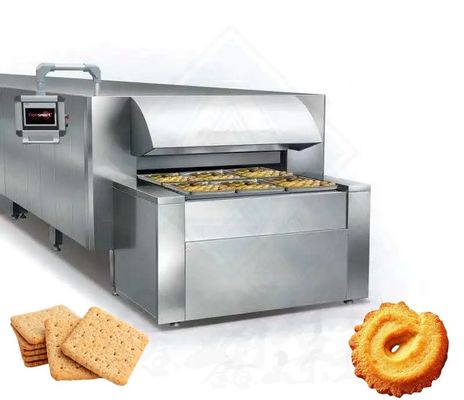5T Bakery Oven Small Biscuit Making Machine for Filled Biscuits Manufacturing