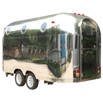 Snack Food Maker Motorized Food Cart 1500kg Towing Van with Tornado Potato and Drinks