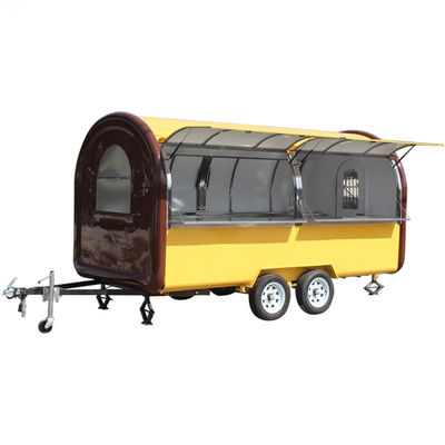 Outdoor Catering Truck with Vending Snack Function Commercial Merchandise Cart