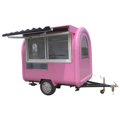 Designed Hand Push Trailer Hot Dog Cart for Food Beverage Shops