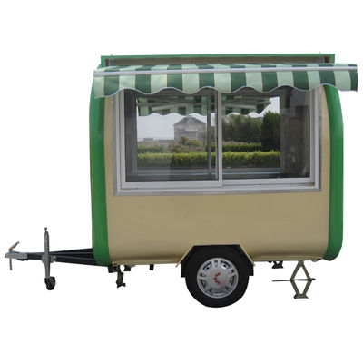 Designed Hand Push Trailer Hot Dog Cart for Food Beverage Shops