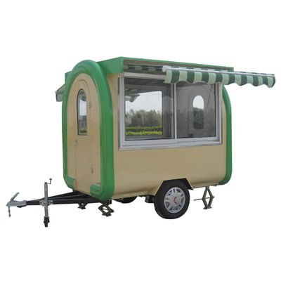 Designed Hand Push Trailer Hot Dog Cart for Food Beverage Shops
