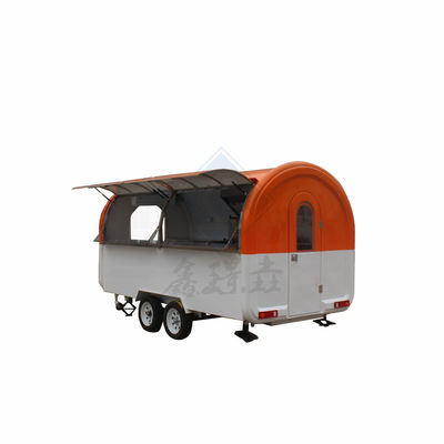 Donut Mobile Cart for Printing Shops Multifunctional Drinks Vending Trailer
