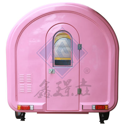 Outdoor Street Food Cart 300cm Single Axle Commercial Ice Cream Snack Drinks Vending Truck