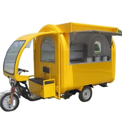 380*160*235 CM Street Mobile Gas Ice Cream Food Truck with Full Kitchen Equipment