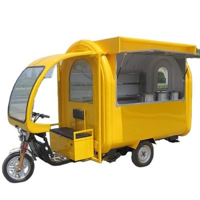 380*160*235 CM Street Mobile Gas Ice Cream Food Truck with Full Kitchen Equipment