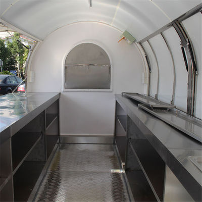 380*160*235 CM Street Mobile Gas Ice Cream Food Truck with Full Kitchen Equipment