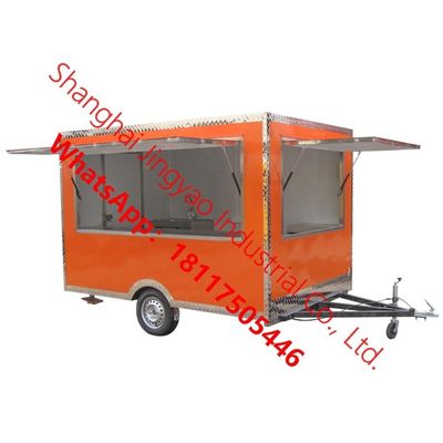 Water Raw Material 1.5kw Mobile FoodCart/Vending FoodTruck/Mobile FoodTrailer JY-BT300