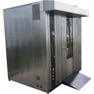 Double Trolleys Diesel Rack Oven with 34 Trays Rotary Rack Convection Oven at 380v Voltage