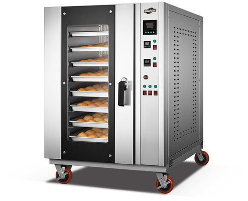 8 Trays Rotary Rack Gas Bakery Oven for Snack Food Baking Equipment at Good Prices
