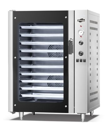 Electric Power Source Food Industry Equipment Baking Oven 10 Trays Rotary Rack Oven